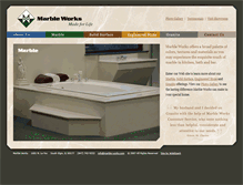Tablet Screenshot of marble-works.com